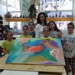 Gyereknapi ujjal festés a Liszt Iskolában