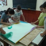 Gyereknapi ujjal festés a Liszt Iskolában