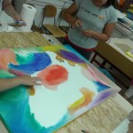 Gyereknapi ujjal festés a Liszt Iskolában