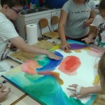 Gyereknapi ujjal festés a Liszt Iskolában